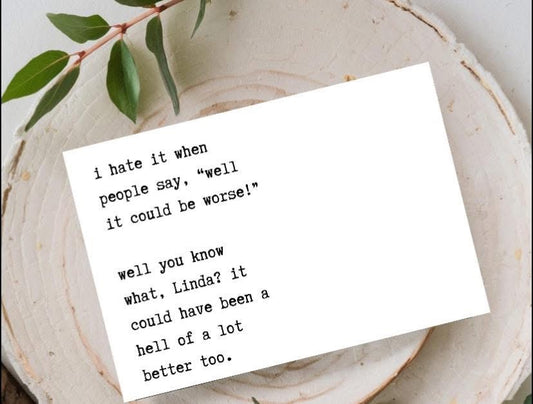 You Know What Linda? Funny Card