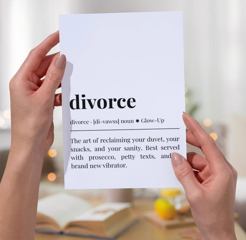 Divorce Glow Up Card